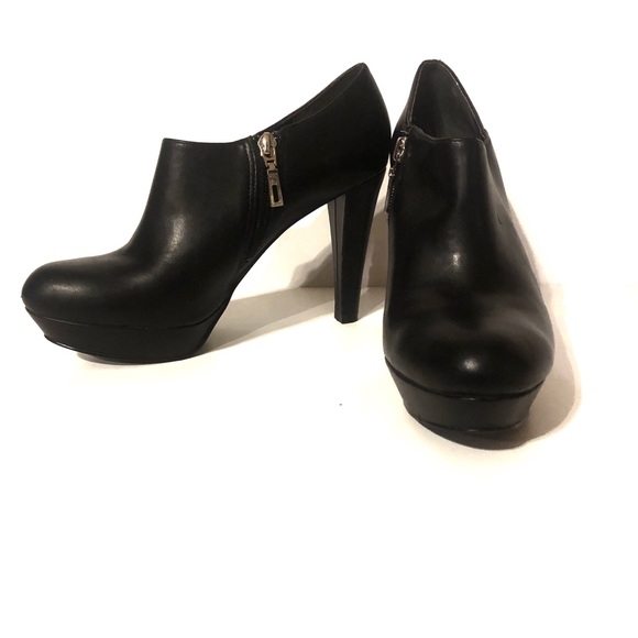 Marc Fisher Shoes - Marc Fisher Black Leather Booties